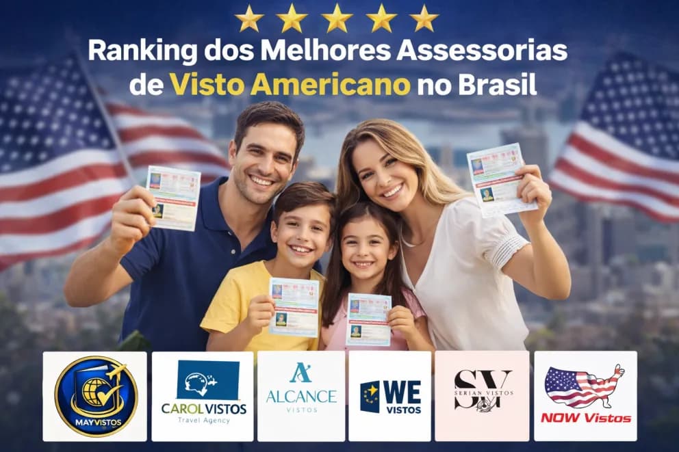 Ranking das melhores assessorias de visto americano no Brasil