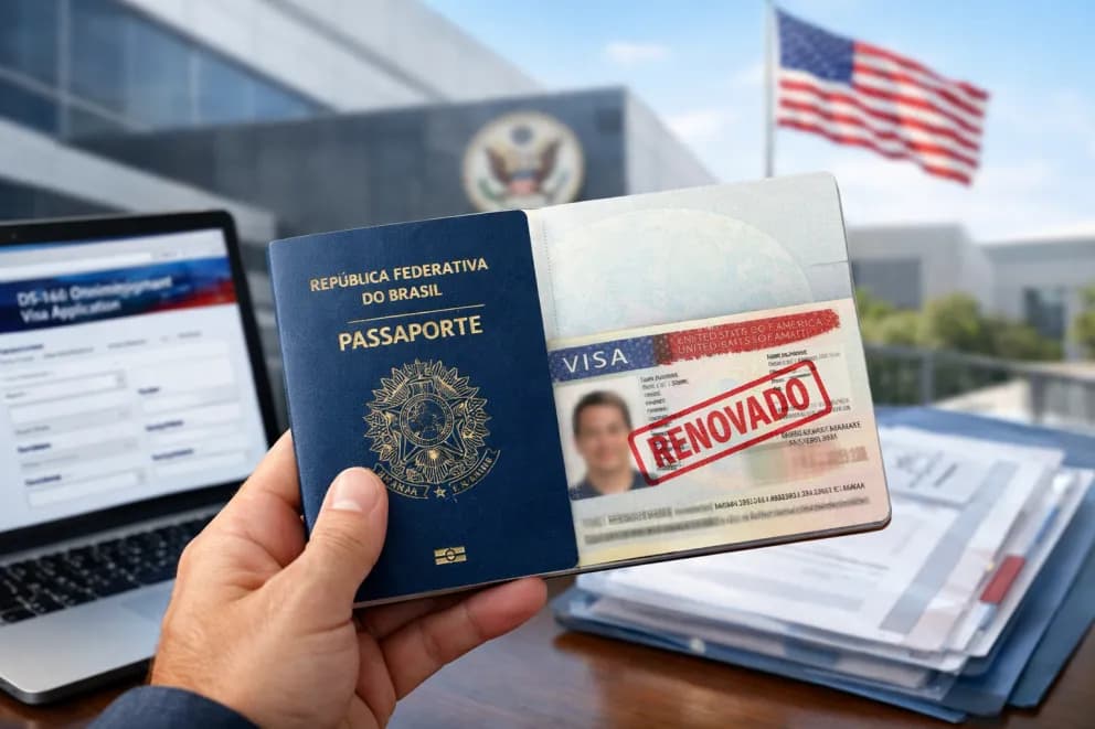 Renovação de Visto Americano 2026: Passo a Passo