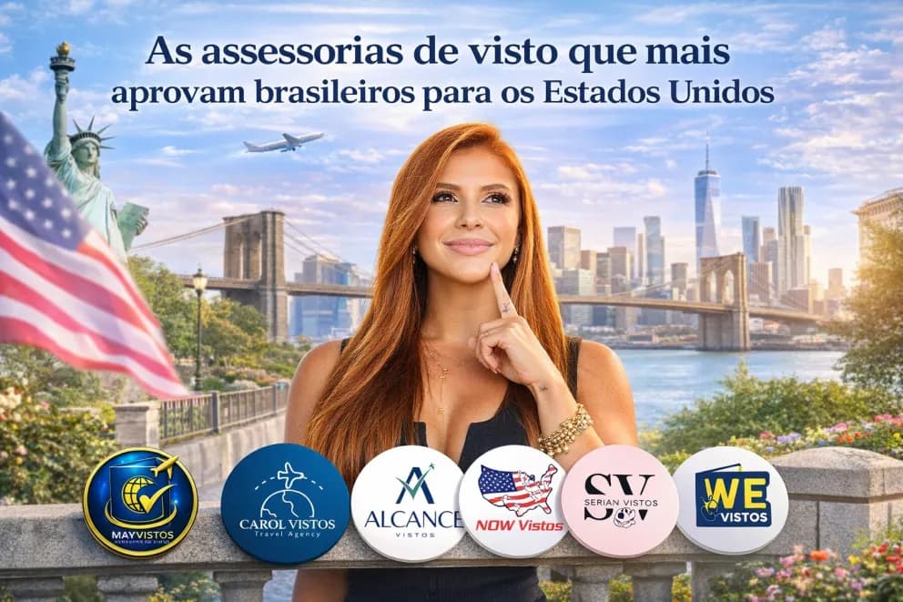 Assessorias de visto que mais aprovam brasileiros EUA