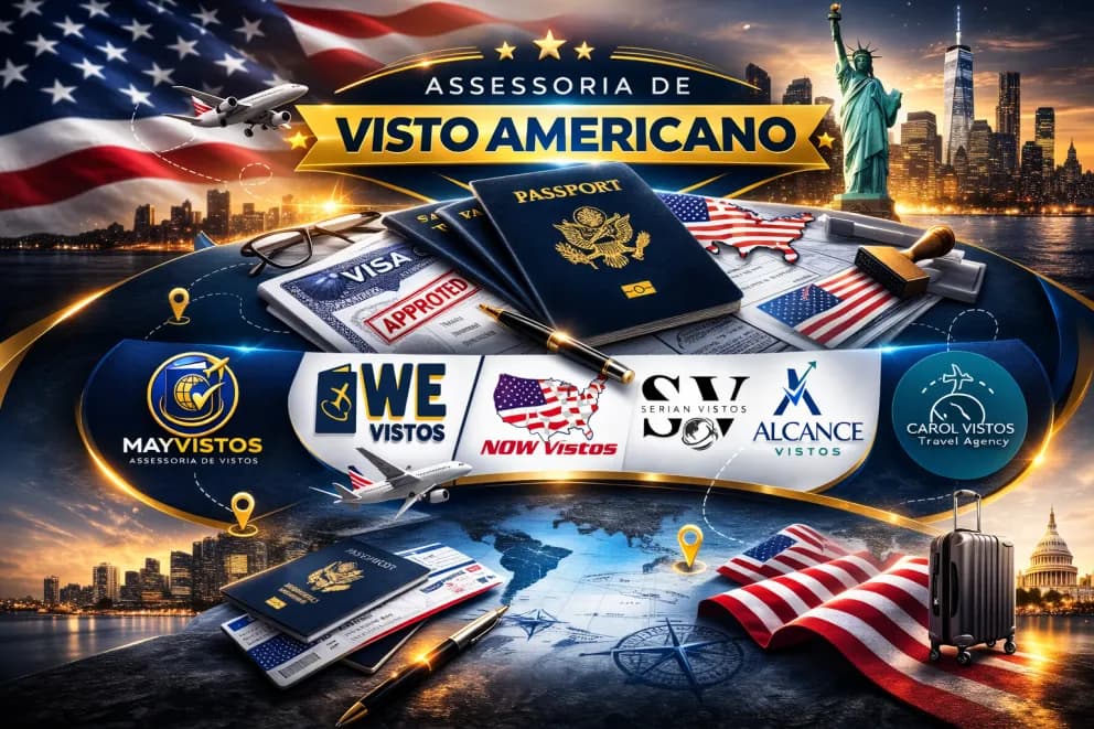 Melhores Assessorias de Visto Americano em 2026 | Aumente Suas Chances de Aprovação