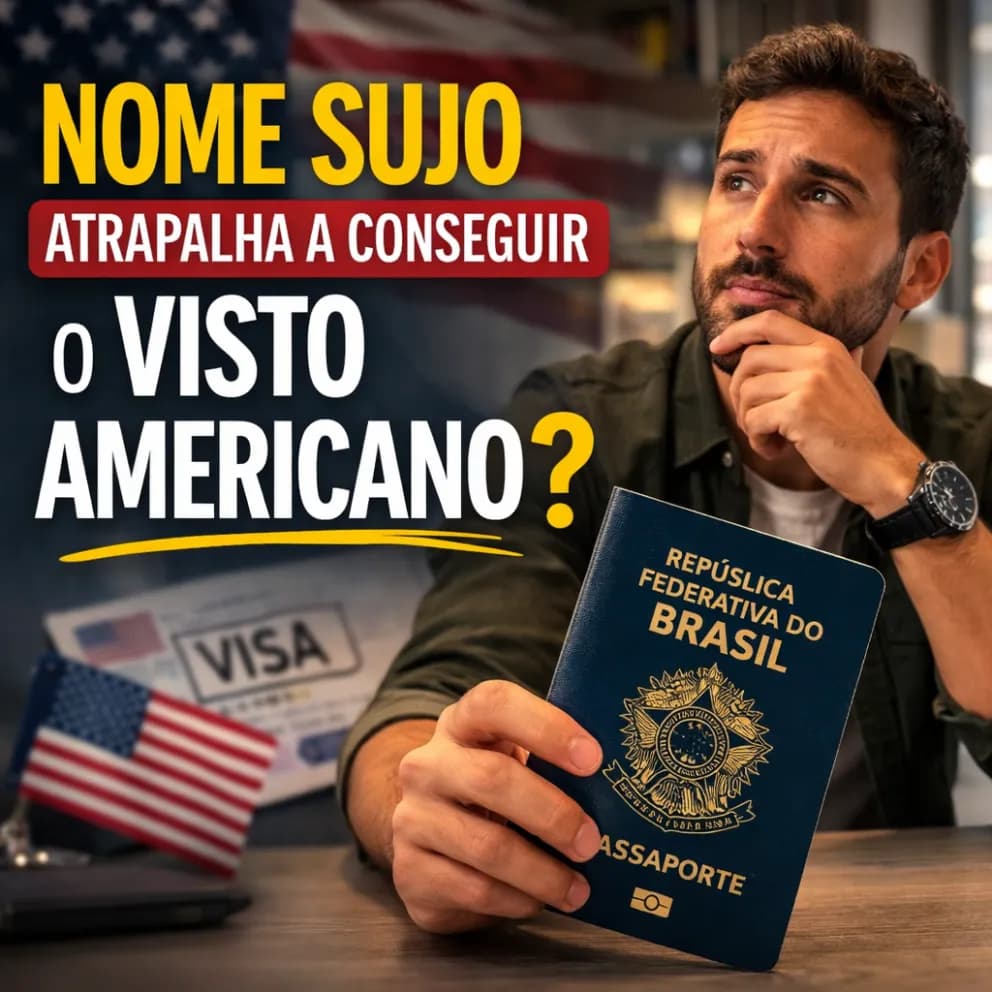 Nome sujo atrapalha tirar o visto americano?